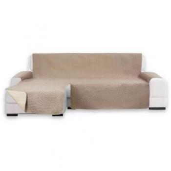 Cubre Sofá Ajustable con Brazo Izquierdo en Color Beige