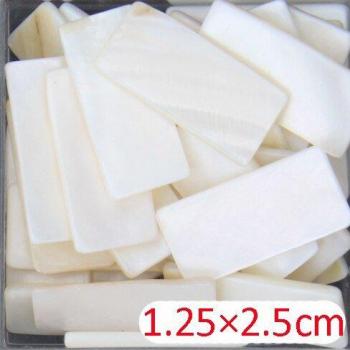 White Pearl Mosaic Square Tile – 100g Shell Strip