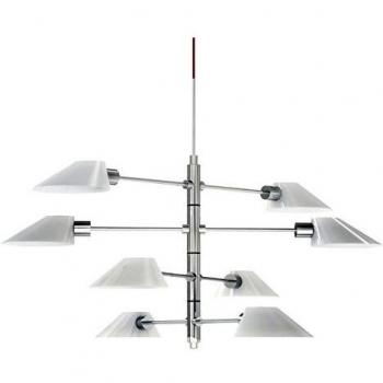 Luz Soeur Blanco 5 Brazos Suspenso