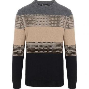 Sherpa Hatauda Langarmpullover schwarz für Männer