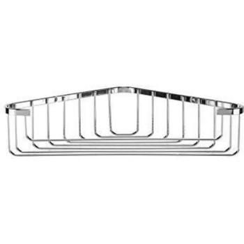 Croydex QM265941 Chrome Wall Mounted Corner Shower Basket