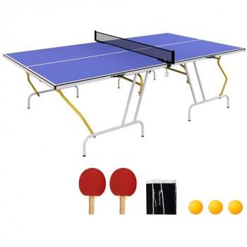 Red y Reposapiés Ajustables Mesa PingPong Sportnow 274x153 cm