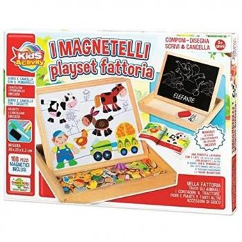 Magnetelli 108‑teiliger Bauernhof‑Spielplatz