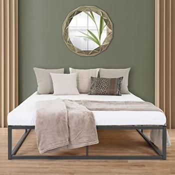 ML-Design metal bed anthracite, 140x200 cm, made of powder-coated steel frame