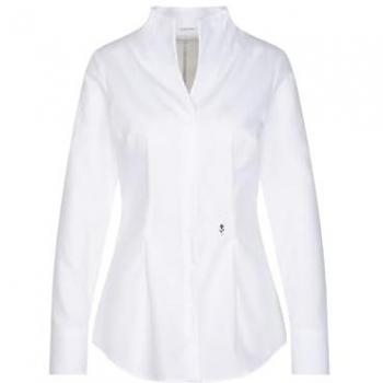 Donna Seide Camicia Bianco
