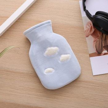 2Pcs Cartoon Warm Water Bag and Portable Bottle