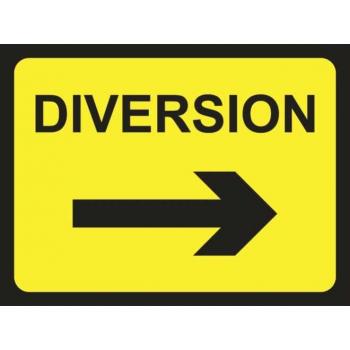 Spectrum Industrial Temporary Diversion Sign (Arrow Right)