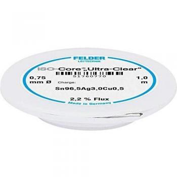 Felder ISO-Core SAC305 Solder Reel Sn96.5Ag3Cu0.5 0.75 mm