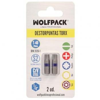 Puntas Hexagonales Torx 40 Wolfpack Premium
