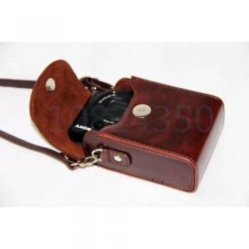 Funda de cuero para cámara Canon Powershot SX740 HS