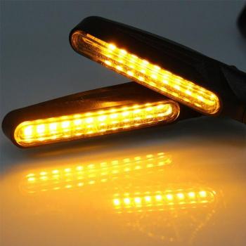 Luces intermitentes para moto, 12 LED (set de 2)