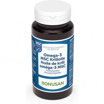 BONUSAN Krillolie Omega-3 MSC 120 Capsules
