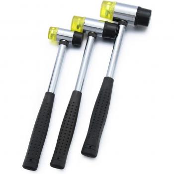 Handlicher Gummi Hammer mit 25/30/35mm Köpfen