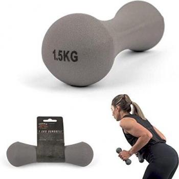 Phoenix Grey Neoprene Dumbbell – 1.5kg