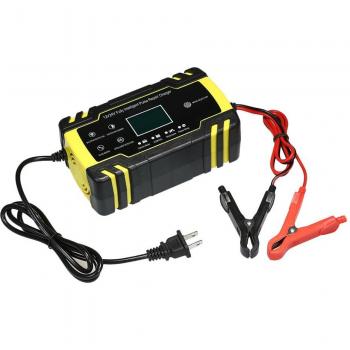 Full Automatic 3-Stage Battery Charger 12V 8A 24V 4A with LCD