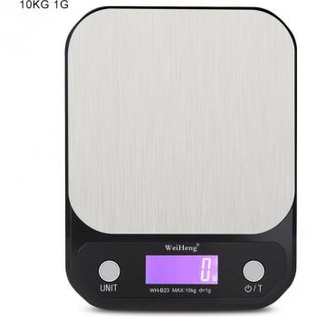 Stainless Steel Electronic Kitchen Scale 10kg/1g