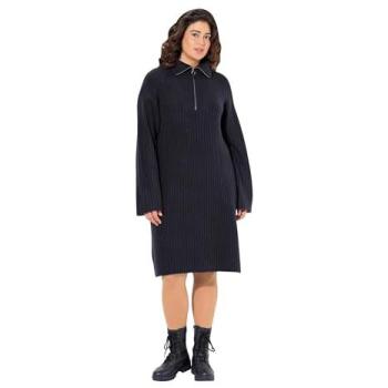 Ulla Popken Herren? (no) sorry.Ulla Popken Damen-Strickkleid Blau Größe 58/60