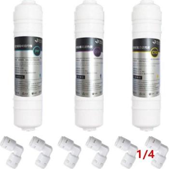 1 Micron PPF + Granular Activated Carbon + CTO Filter for 5 Stage RO System