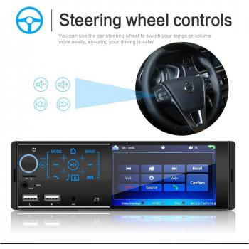 Z1 4.1 Inch Bluetooth Car Stereo