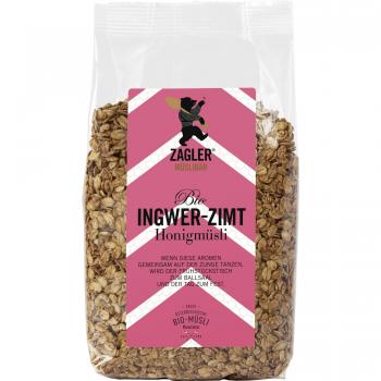 ZAGLER Bio-Honig-Zimt-Ingwer-Müsli, 500 g