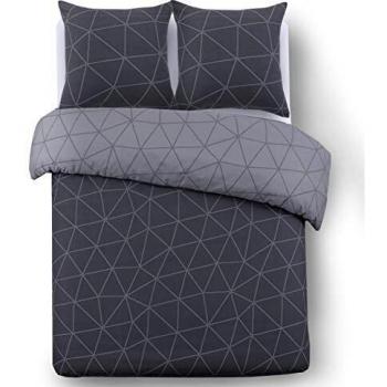 Copripiumino Vision Antracite 200x200 100% Cotone