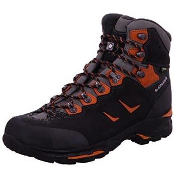 Lowa Men Camino GTX High Rise Hiking Boots, Black, Size 10 UK