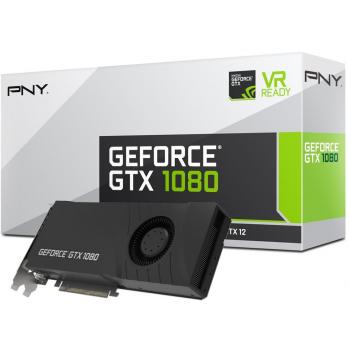 GTX 1080 PNY 8 GB GDDR5 1392 MHz Scheda Nero