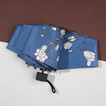 Wind-Resistant Floral Folding Umbrella for Women