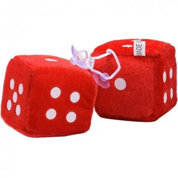 Rear View Mirror Fuzzy Dice