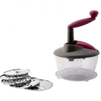 Rallador Jata con bol y 5 discos de acero inoxidable