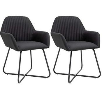 Sillas de Comedor 2 Unidades Tela