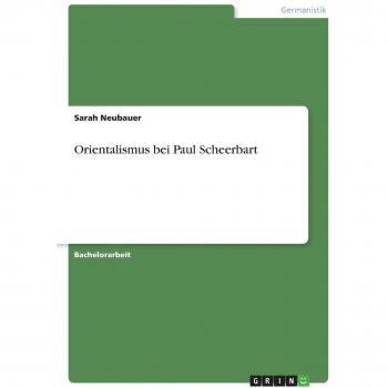 Orientalismus bei Paul Scheerbart
