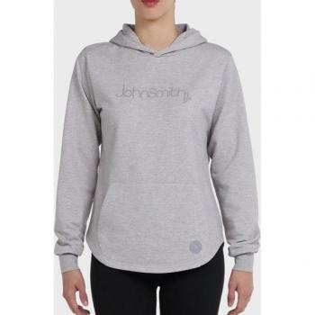 Sudadera de mujer con gorro John Smith Imai en algodón topo
