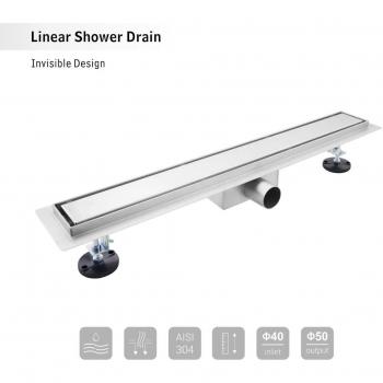 Dispositif Caniveau Inox 90 cm – Bc‑Elec 02S‑90