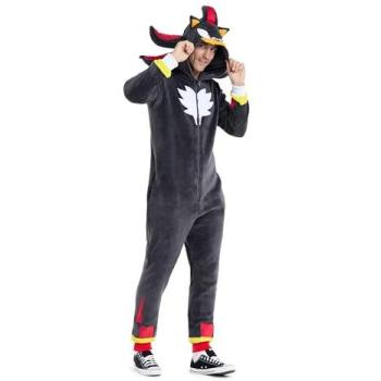 Black Sonic Shadow Suit for Men – One Piece