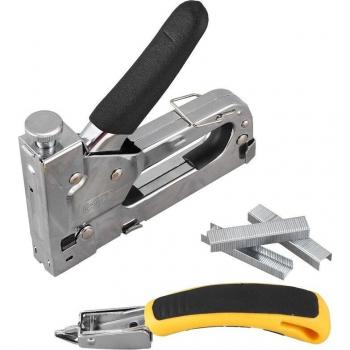 Clou‑agrafeuse décapante, multi‑fonction, main, inox