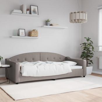 Gästebett Tagesbett Taupe 90x200 cm