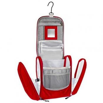 Premium-Glas-Spiegel Kulturbeutel zum Aufhängen – Rot