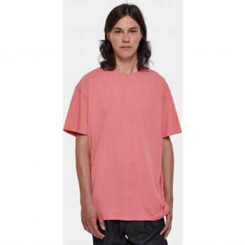 Top Oversized con Toque Rosa