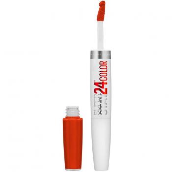 Maybelline New York Rouge à lèvres Super Impact 24h Non-Stop Orange (483)
