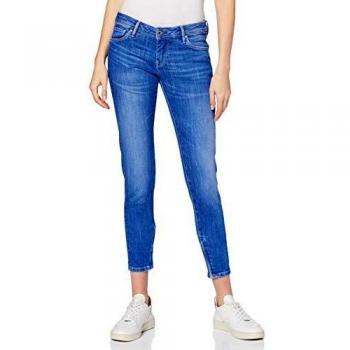 Pepe Jeans T-shirt Skinny Femme, Bleu, 31W / 28L