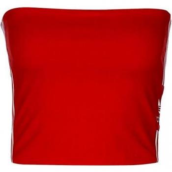 Adidas T-Shirt Lush Rosso-Bianco Donna 40