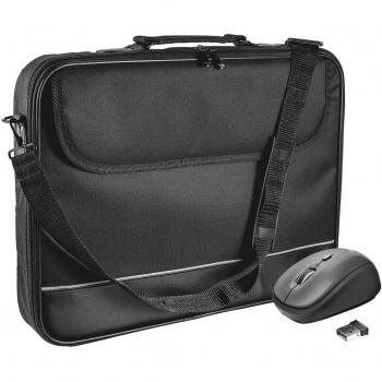 TravelMate 15″ Laptop & Mouse Shoulder Bag (Black)