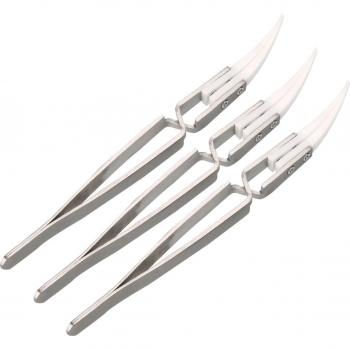 3pcs Non-Conductive Tweezers for DIY Projects