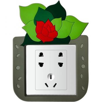 Interrupteur en Silicone avec Motif Plante