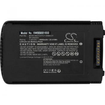 Batería Li-Ion vhbw para Zebra TC5301