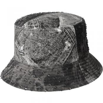 Men’s Kangol Denim Bucket Fishing Hat – Anthracite, Small