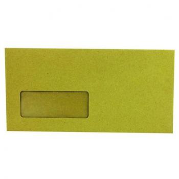 Q-Connect DL Envelopes Wallet Window Gummed 70gsm Manilla (Pack of 1000) KF3423 KF3423
