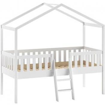 Cabine de Nuit Arkan 90 x 200 cm Pin Massif Blanc