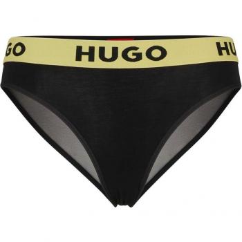 Braga HUGO Rayas Negras con Detalle Amarillo S